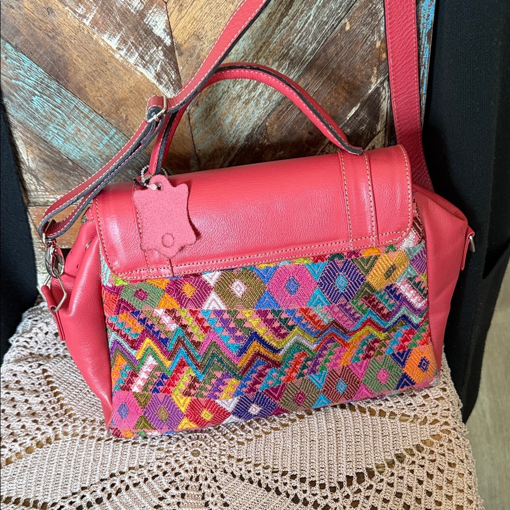 Colorful Patterned Women's Bag - Picture 3 of 13